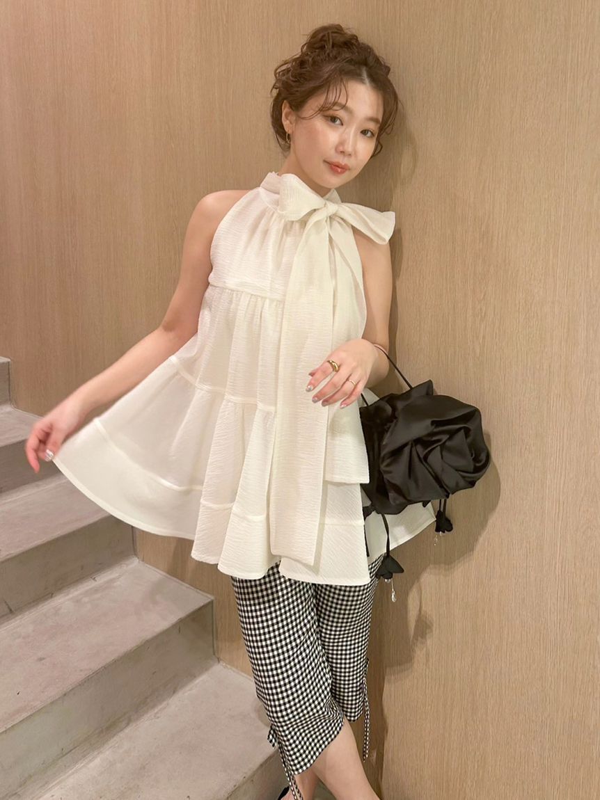 LILY BROWN「【WEB限定カラー】アメスリティアードブラウス」|シャツ・ブラウス|