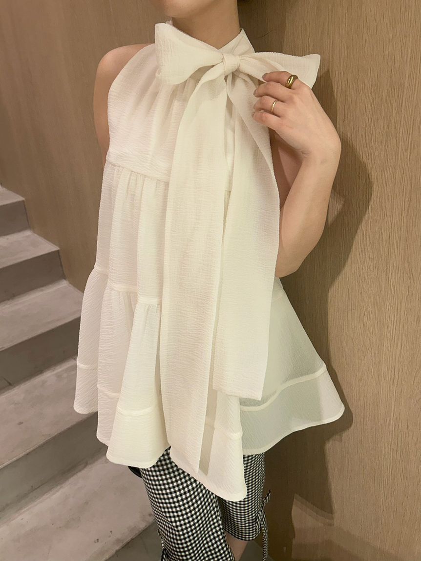 LILY BROWN「【WEB限定カラー】アメスリティアードブラウス」|シャツ・ブラウス|