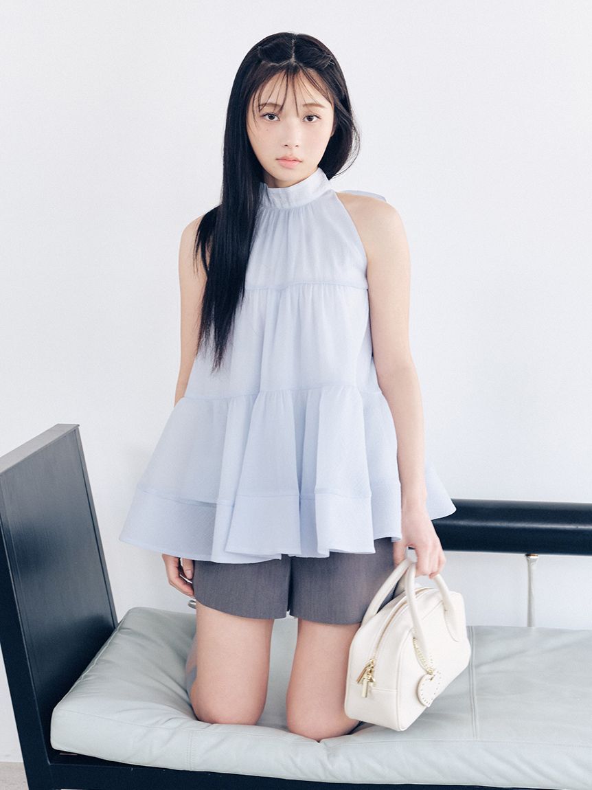 LILY BROWN「【WEB限定カラー】アメスリティアードブラウス」|シャツ・ブラウス|