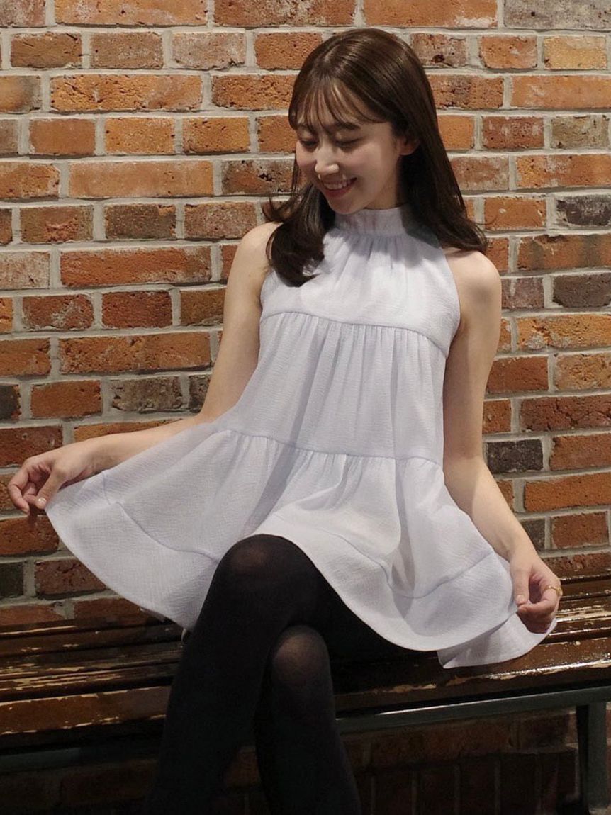 LILY BROWN「【WEB限定カラー】アメスリティアードブラウス」|シャツ・ブラウス|