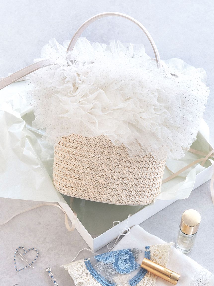 LILY BROWN「【限定カラー】2wayチュール切り替えバッグ」|ショルダー・メッセンジャー|