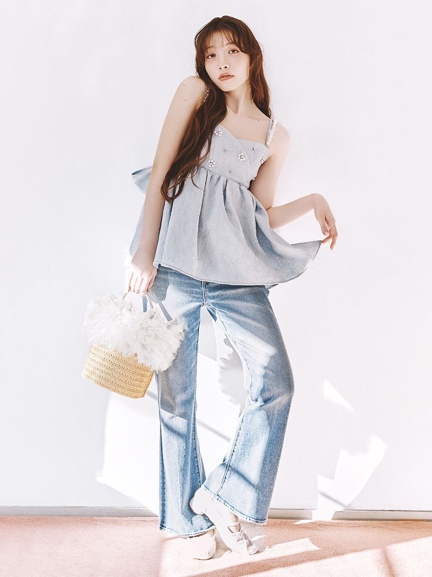 LILY BROWN「【限定カラー】2wayチュール切り替えバッグ」|ショルダー・メッセンジャー|