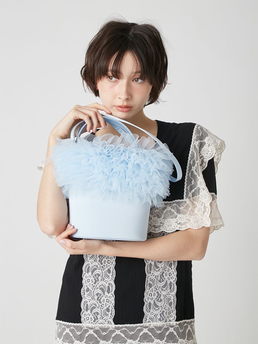 LILY BROWN「【限定カラー】2wayチュール切り替えバッグ」|ショルダー・メッセンジャー|