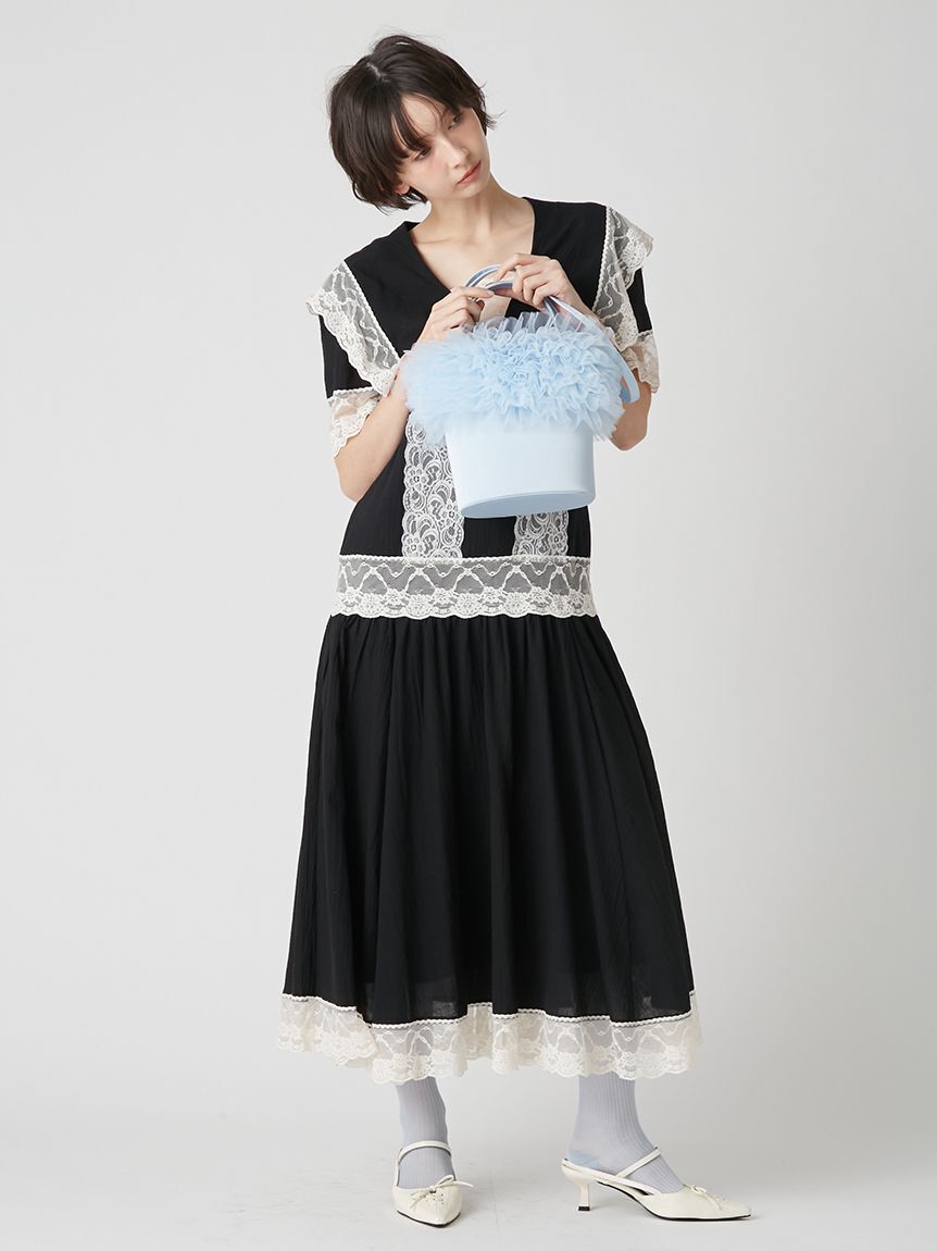 LILY BROWN「【限定カラー】2wayチュール切り替えバッグ」|ショルダー・メッセンジャー|