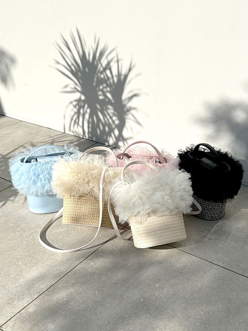 LILY BROWN「【限定カラー】2wayチュール切り替えバッグ」|ショルダー・メッセンジャー|