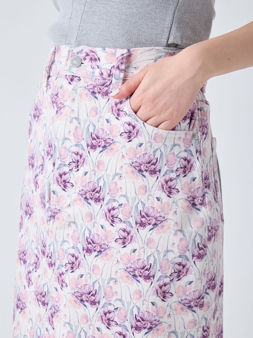 LILY BROWN「デニムロングスカート」|スカート|