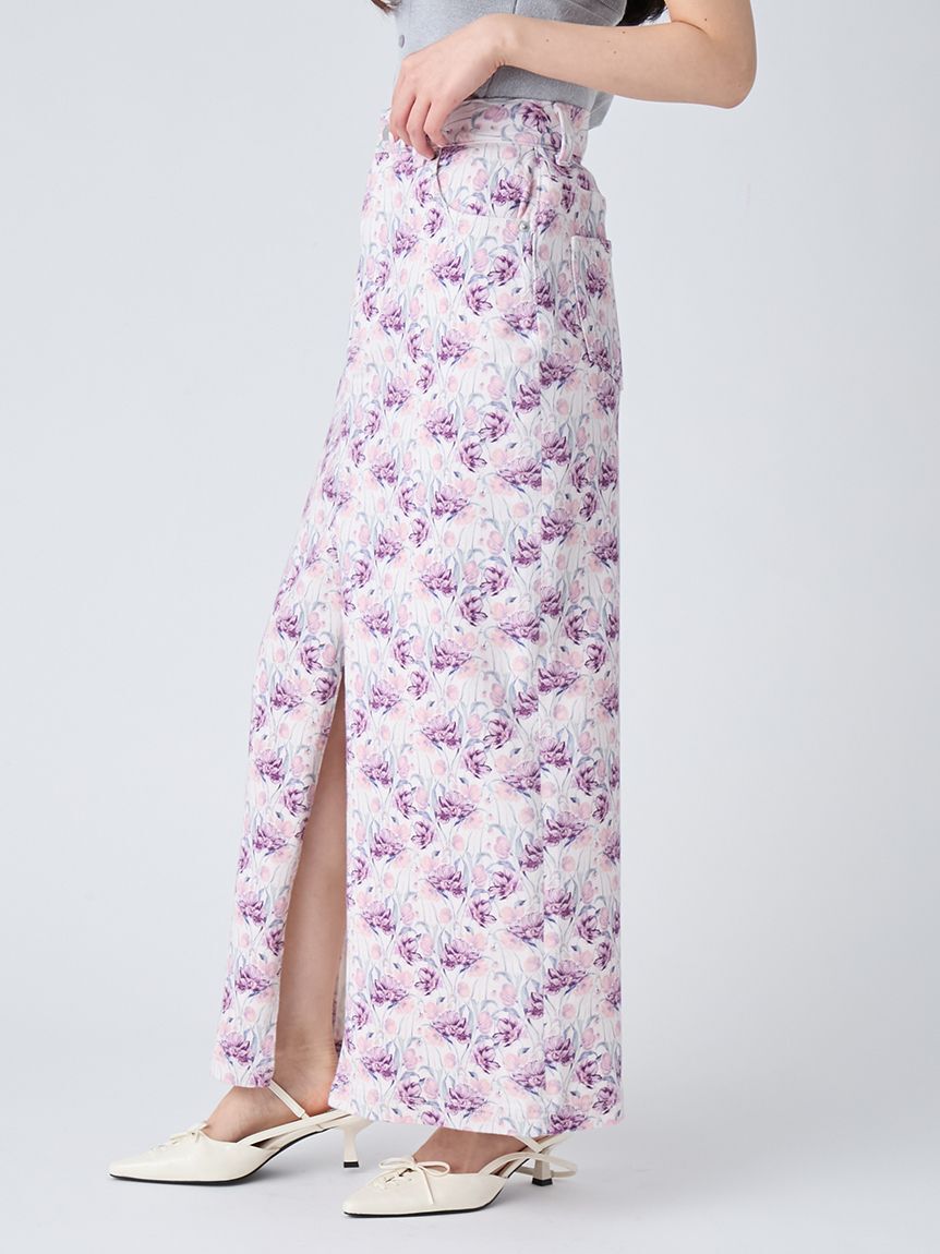 LILY BROWN「デニムロングスカート」|スカート|