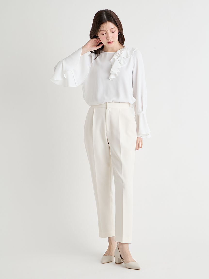 CELFORD「アシメラッフルブラウス」|シャツ・ブラウス|