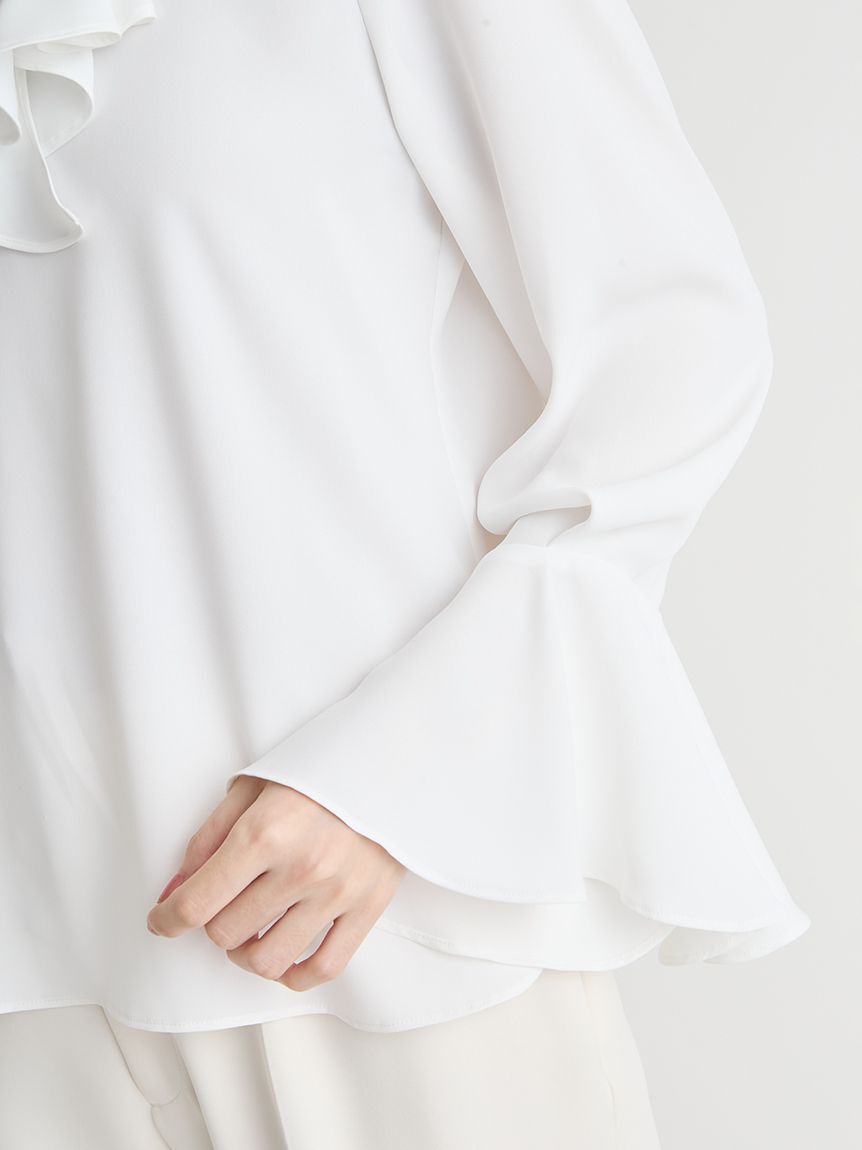 CELFORD「アシメラッフルブラウス」|シャツ・ブラウス|