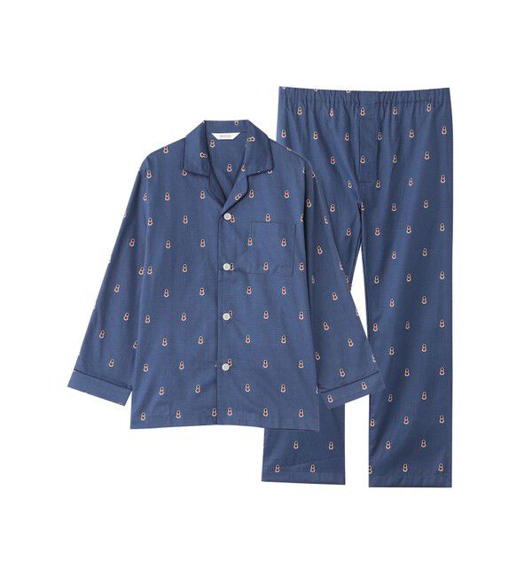 MACKINTOSH PHILOSOPHY「【WEB限定】サテンプリント　パジャマ」|その他|ネイビー
