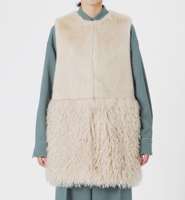  「ファーコンビベスト」|ブルゾン・スタジャン|