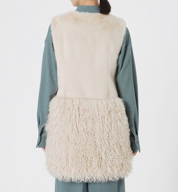  「ファーコンビベスト」|ブルゾン・スタジャン|