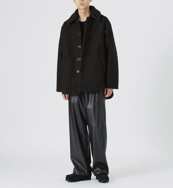  「【UNISEX】ブラッシュドループボアブルゾン」|ブルゾン・スタジャン|