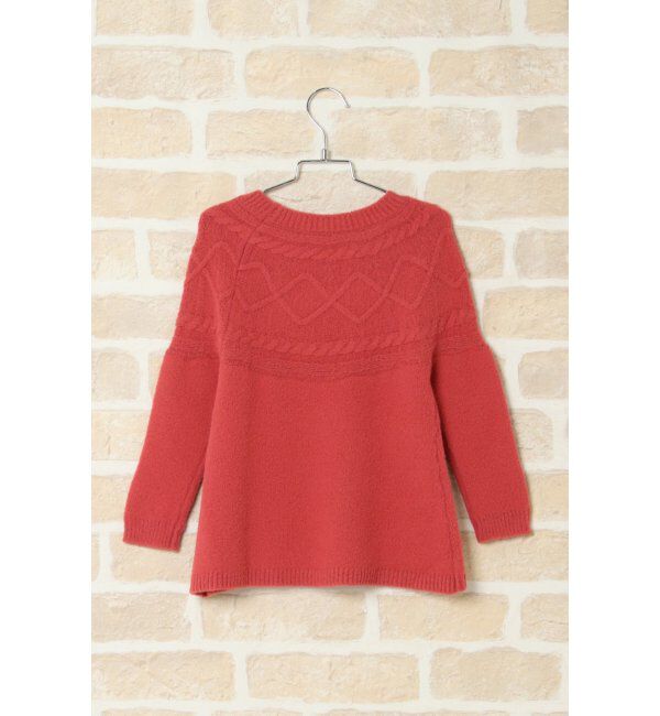 ikka kids「【親子おそろい】【キッズ】スポンジニットケーブルプルオーバー(120~160cm)」|その他|