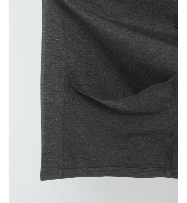 IKKA LOUNGE「カットプリントボタンレスカーディガン」|Tシャツ・カットソー|