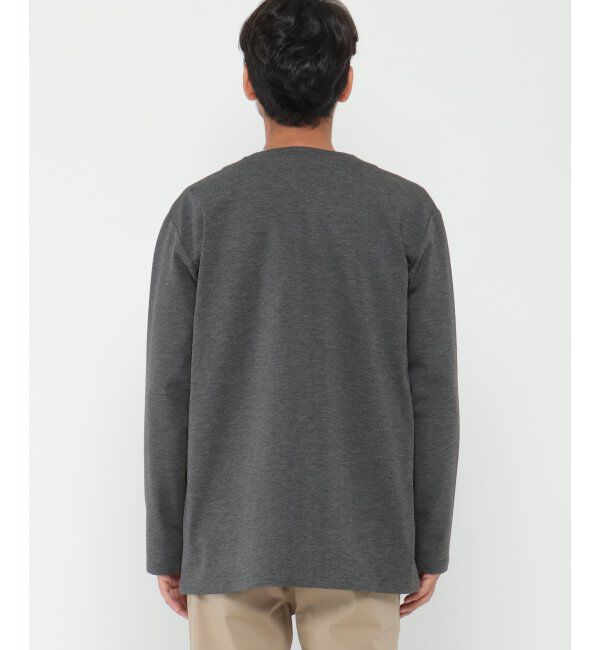 IKKA LOUNGE「カットプリントボタンレスカーディガン」|Tシャツ・カットソー|