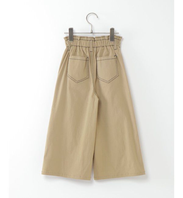 ikka kids「【キッズ】ストレッチ配色ステッチワイドパンツ（120~160cm）」|その他|