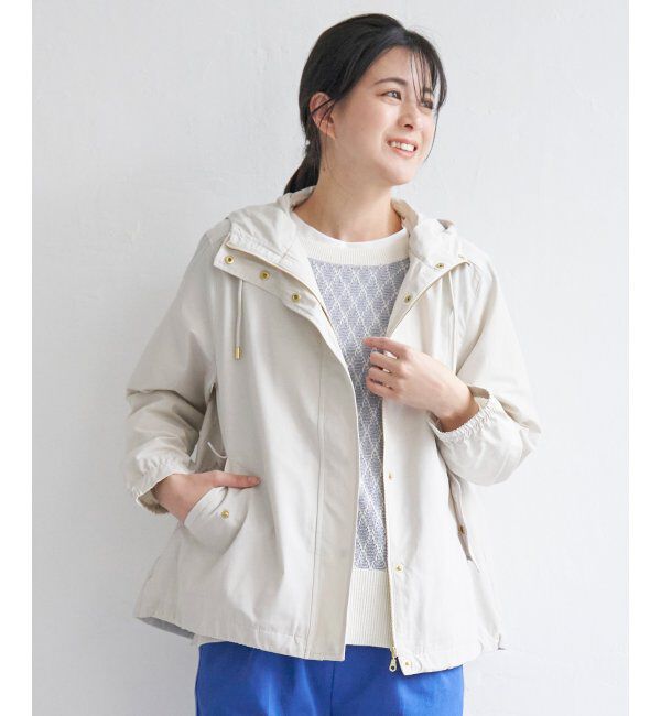 ikka「撥水マウンテンパーカー」|ブルゾン・スタジャン|