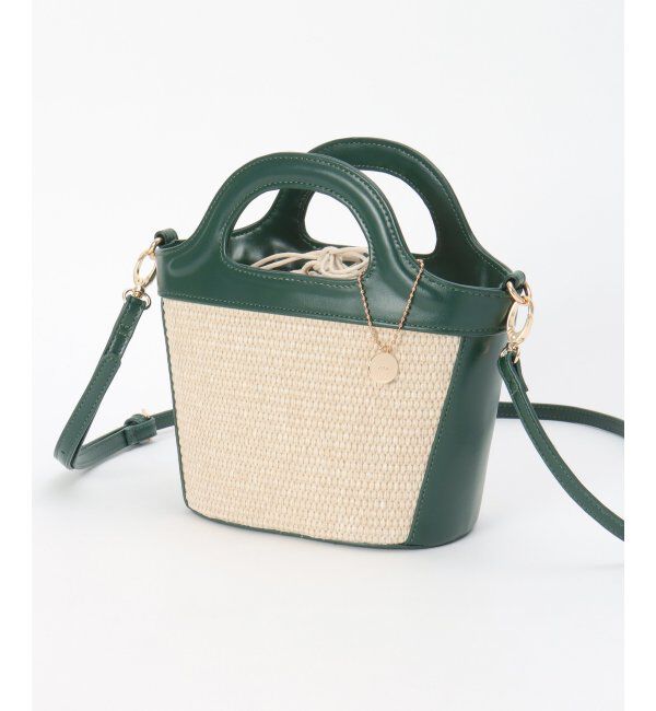 ikka「PP 2WAYミニバッグ」|その他|グリーン