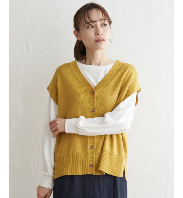 ikka「【2点セット】3WAYニットベストアンアンブル」|ニット・セーター|