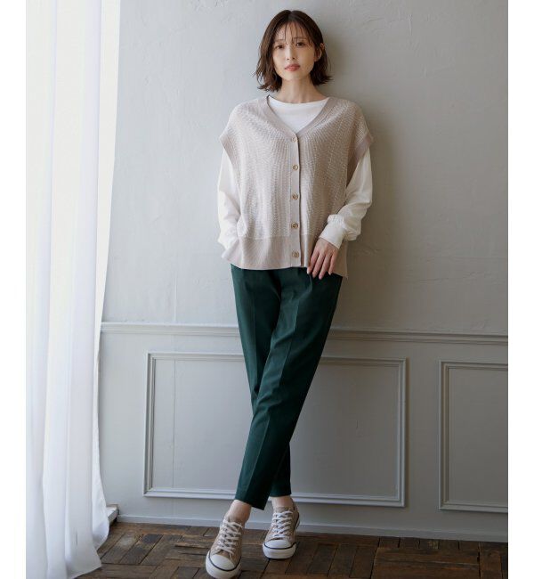 ikka「【2点セット】3WAYニットベストアンアンブル」|ニット・セーター|