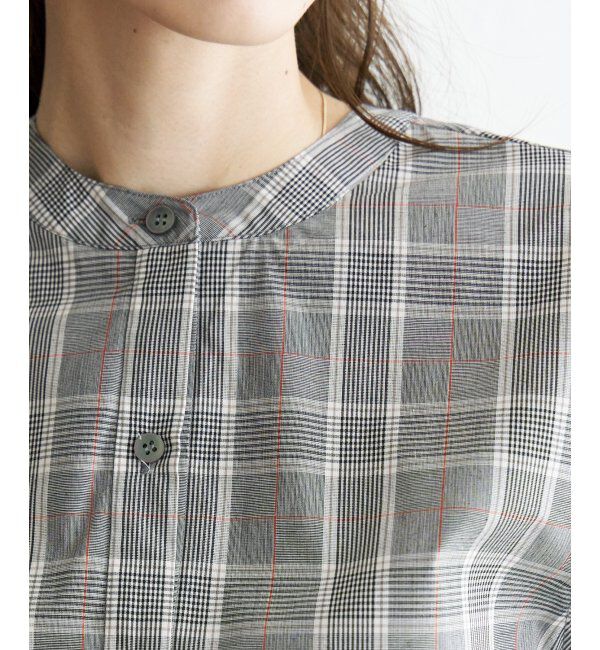 ikka「前後2WAYバンドカラーシャツ」|シャツ・ブラウス|