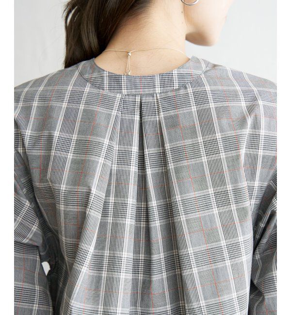 ikka「前後2WAYバンドカラーシャツ」|シャツ・ブラウス|