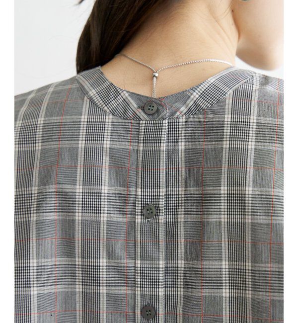 ikka「前後2WAYバンドカラーシャツ」|シャツ・ブラウス|