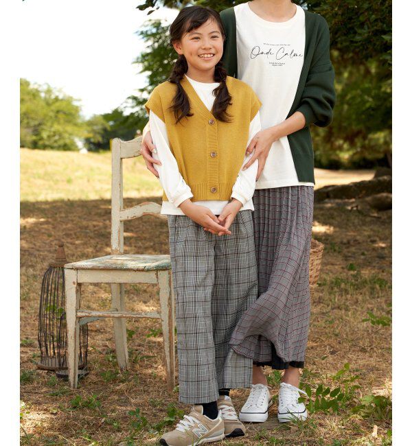 ikka kids「【2点セット／親子おそろい】3WAYニットベストセット（120~160cm）」|その他|