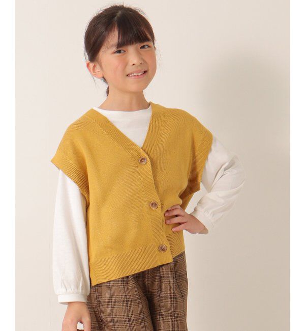 ikka kids「【2点セット／親子おそろい】3WAYニットベストセット（120~160cm）」|その他|