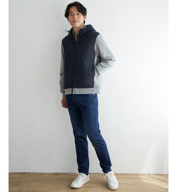 ikka「sorona(R)コンビ中綿パーカー」|ブルゾン・スタジャン|