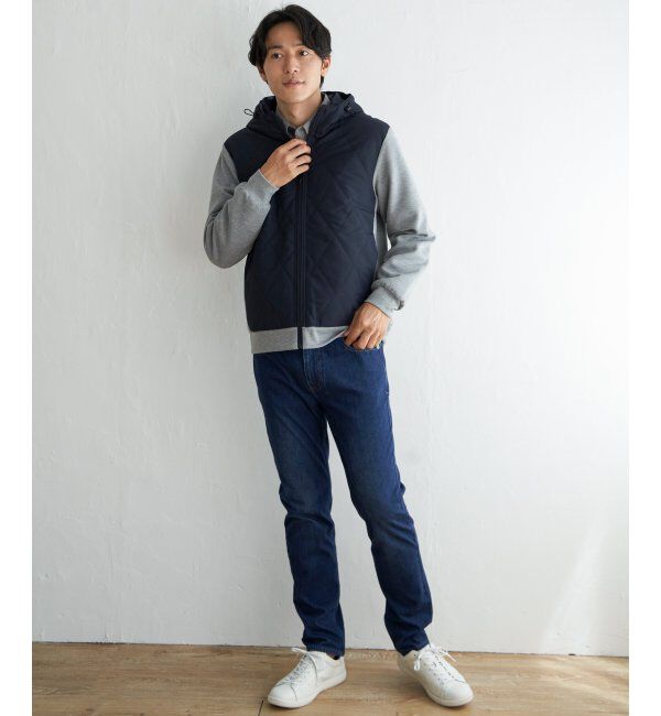 ikka「sorona(R)コンビ中綿パーカー」|ブルゾン・スタジャン|