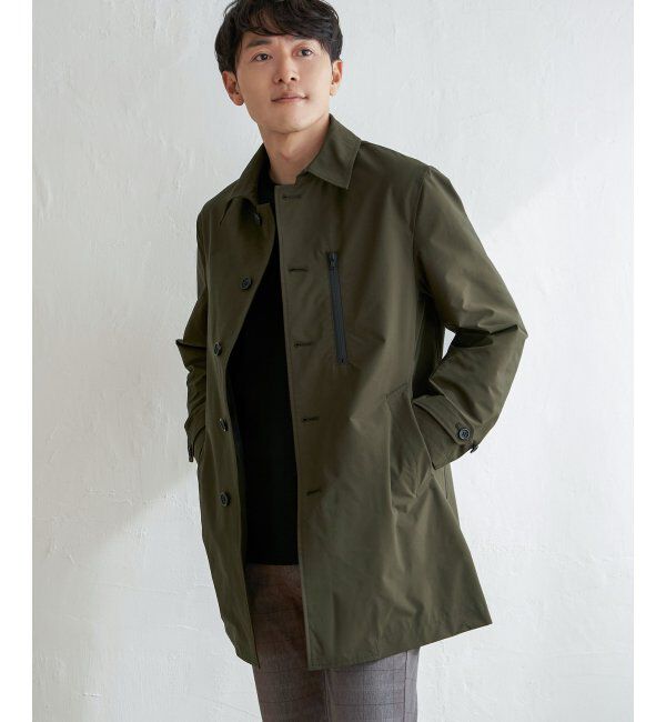 IKKA LOUNGE「撥水フードステンカラーコート」|その他|