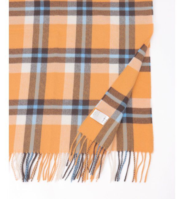 ikka「カシミヤタッチチェックマフラー」|マフラー|