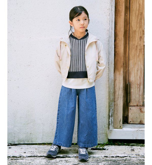 ikka kids「レースアップワイドパンツ（120~160cm）」|その他|