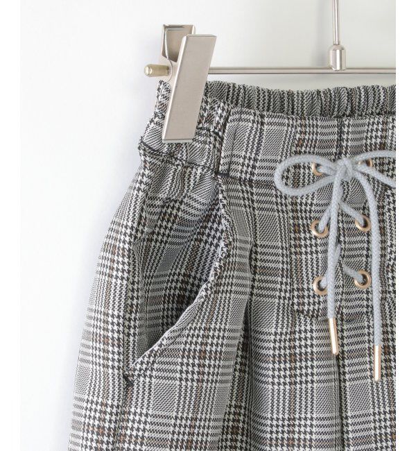 ikka kids「レースアップワイドパンツ（120~160cm）」|その他|