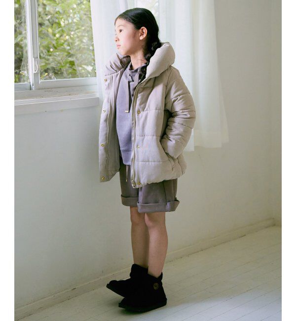 ikka kids「GOKU楽 フェイクスエードスピンドルプルオーバー（120~160cm）」|Tシャツ・カットソー|