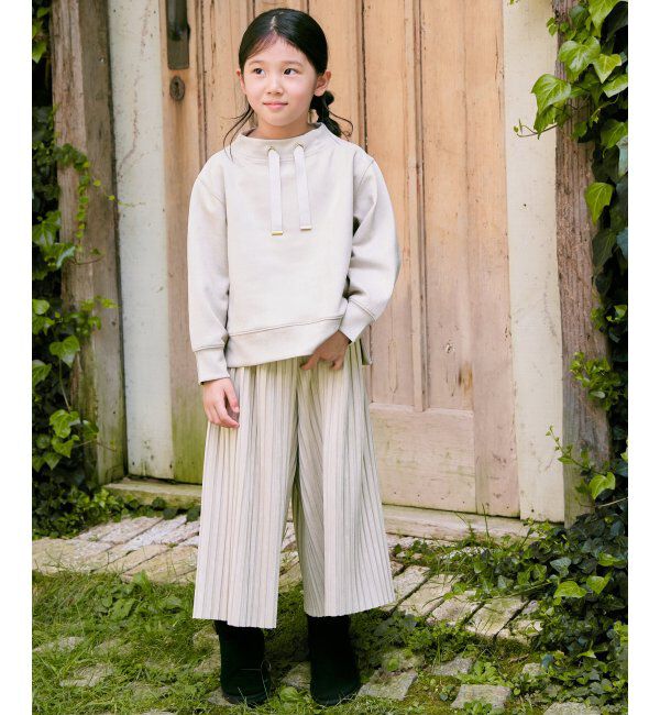 ikka kids「GOKU楽 フェイクスエードスピンドルプルオーバー（120~160cm）」|Tシャツ・カットソー|