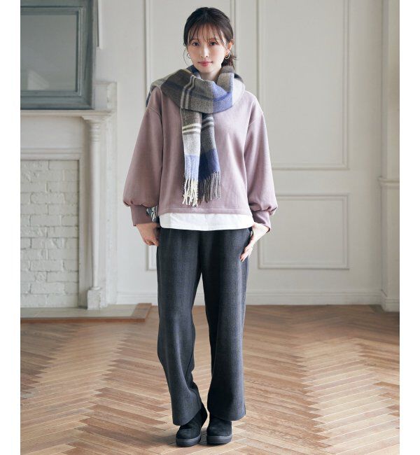 ikka「ウォッシャブルマルチチェックマフラー」|マフラー|