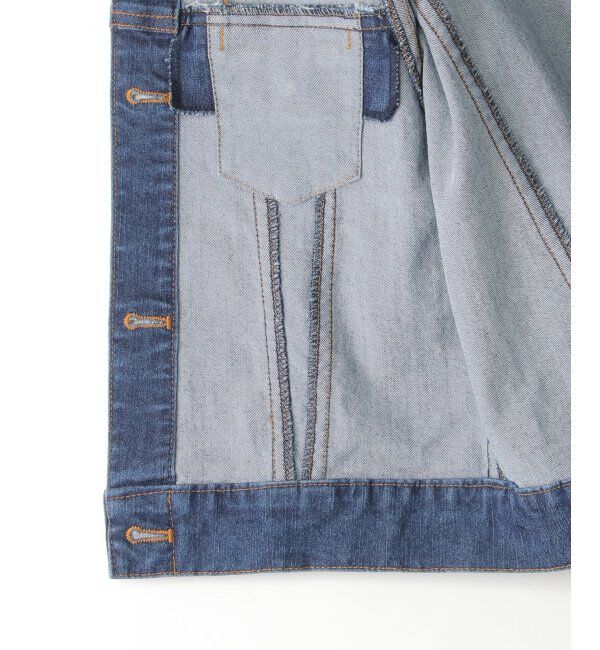 ikka kids「【親子おそろい】デニムノーカラーGジャン（110~160cm）」|その他|