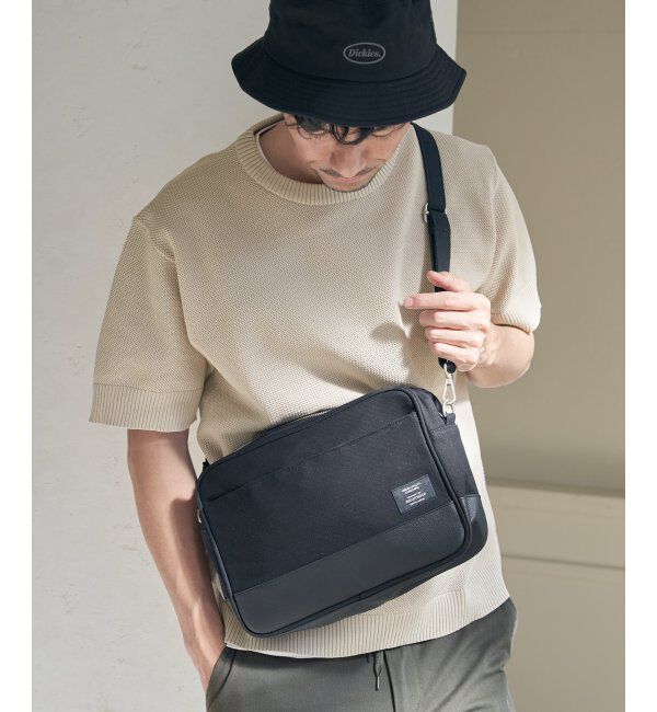 ikka「切り替えキャンバスショルダーバッグ」|その他|