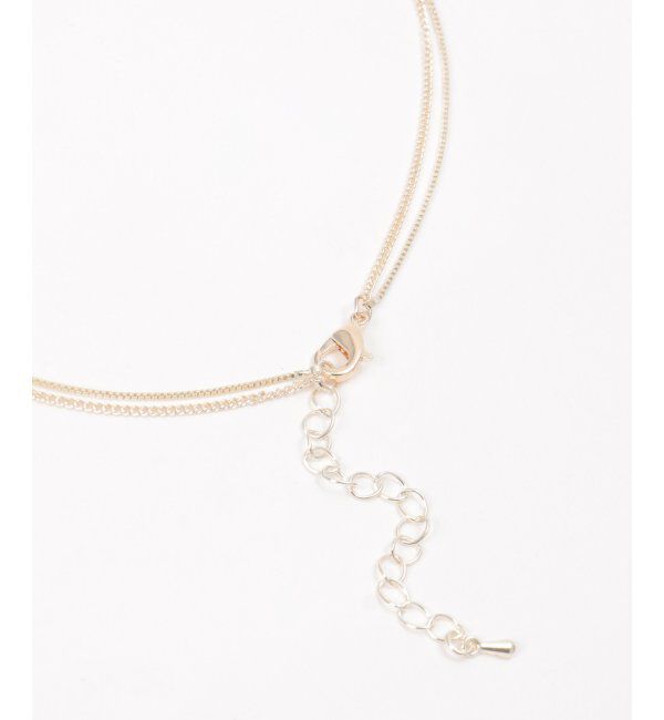 ikka「カーブメタル2連ネックレス」|その他|