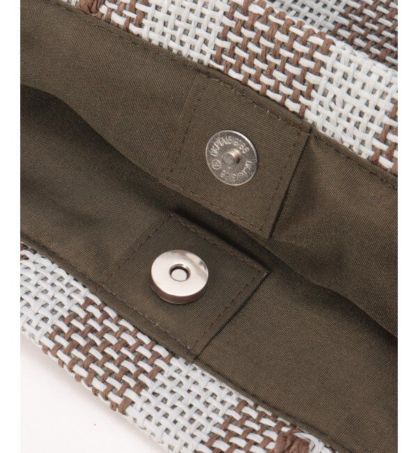 ikka「雑材ストライプトートバッグ」|その他|