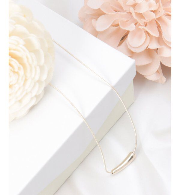 ikka「ニュアンスバートップネックレス」|その他|ゴールド