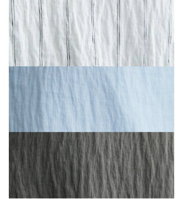 ikka「冷感リネンバンドカラーシャツ」|シャツ・ブラウス|