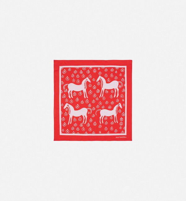 Marimekko「Astrilli Musta Tamma スカーフ」|その他|