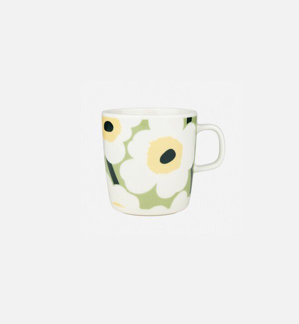 Marimekko「【アジア限定】Unikko マグカップ 400ml」|その他|ﾗｲﾄｸﾞﾘｰﾝ&times;ｵﾌﾎﾜｲﾄ