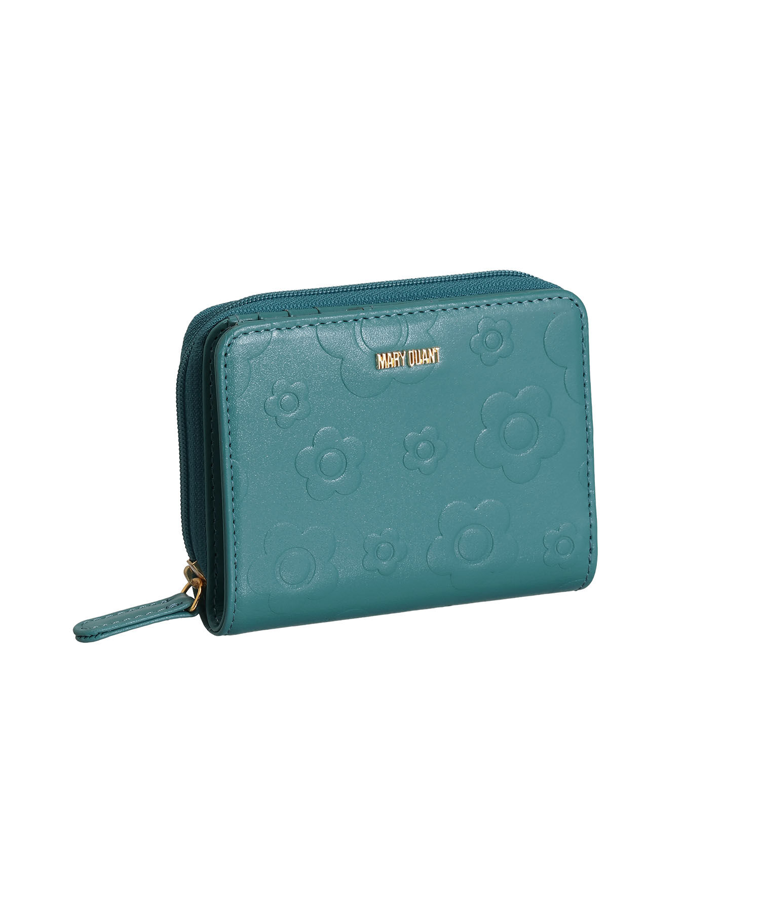 MARY QUANT「デイジーエンボスフロート ウォレット」|財布|グリーン
