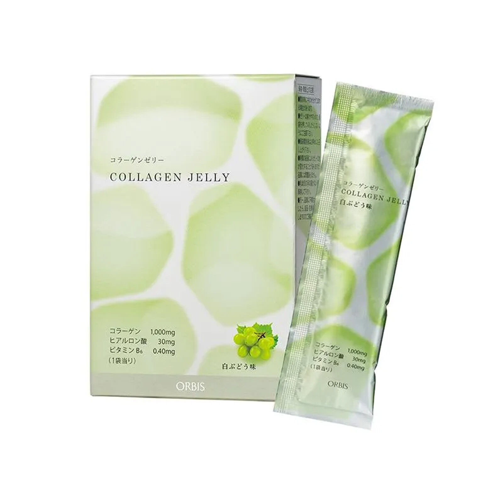 ORBIS「ORBIS コラーゲンゼリー 7～14日分（20g&times;14袋）」|健康・美容食品 ※軽減税率対象|白ぶどう味