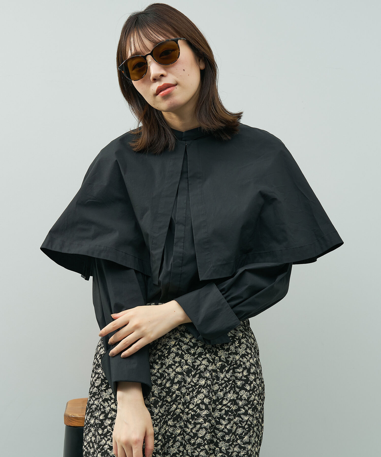  「SUNCUTGlasses/UV100%CUT ボストン型  軽量 ズレ落ち防止 サングラス｜Zoff SMART Skinny」|サングラス|ブラウン系その他1